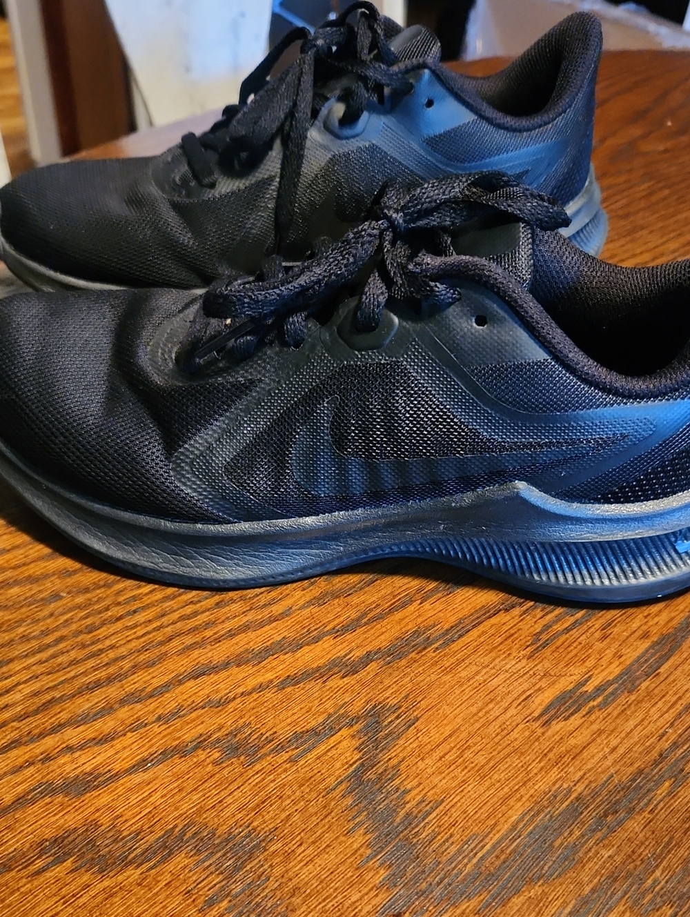 Nike Womens Black Athletic Running Sneakers